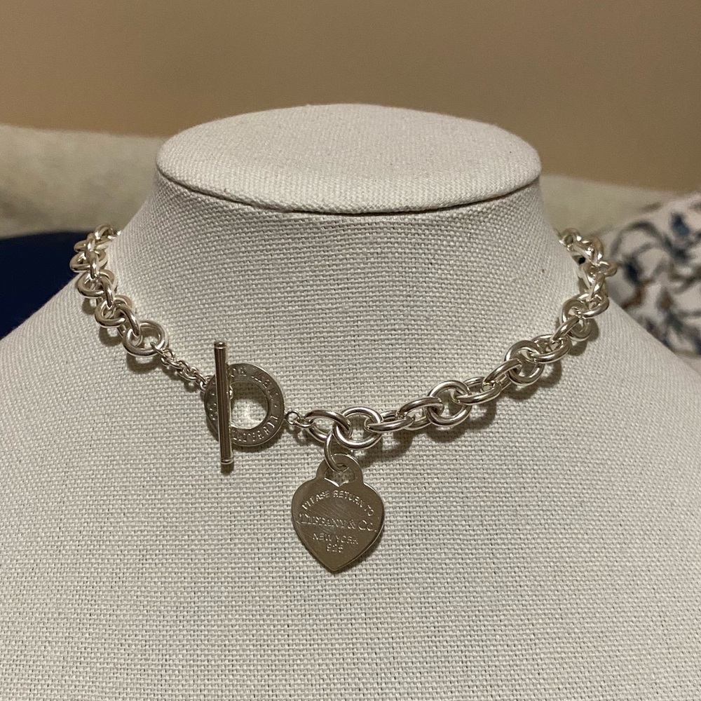 SOLD Tiffany & Co. Heart Tag Toggle Necklace